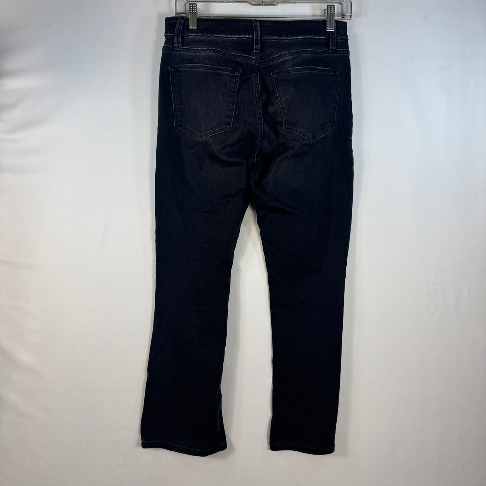 FRAME Le Crop Mini Boot Jeans Womens 27 Dark Wash Denim Cropped Flare Pants - Picture 2 of 11